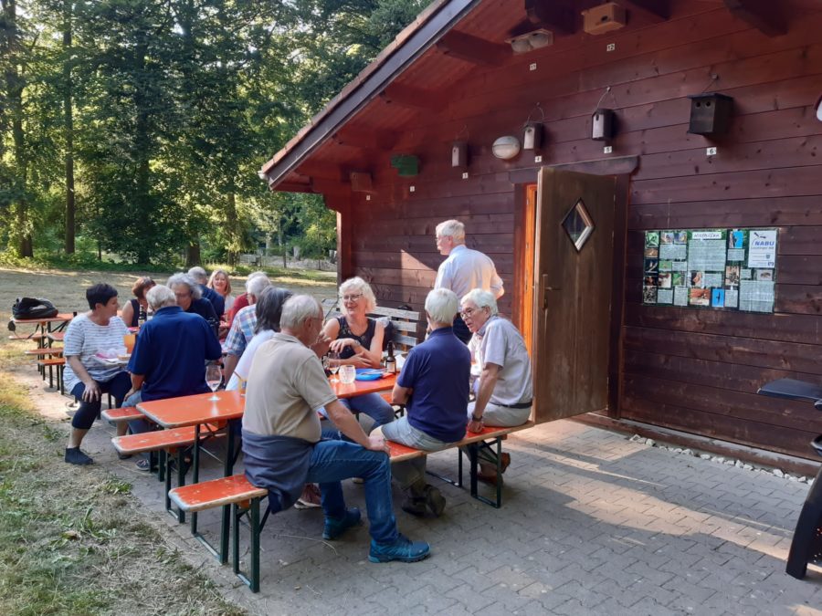 Grillen am Waldklassenzimmer 2022